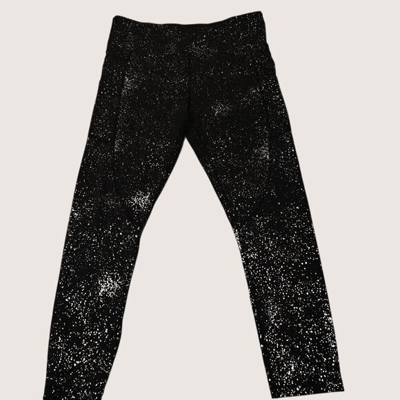 Zyia Active Pants - Zyia Speckled Leggings with Side Pockets